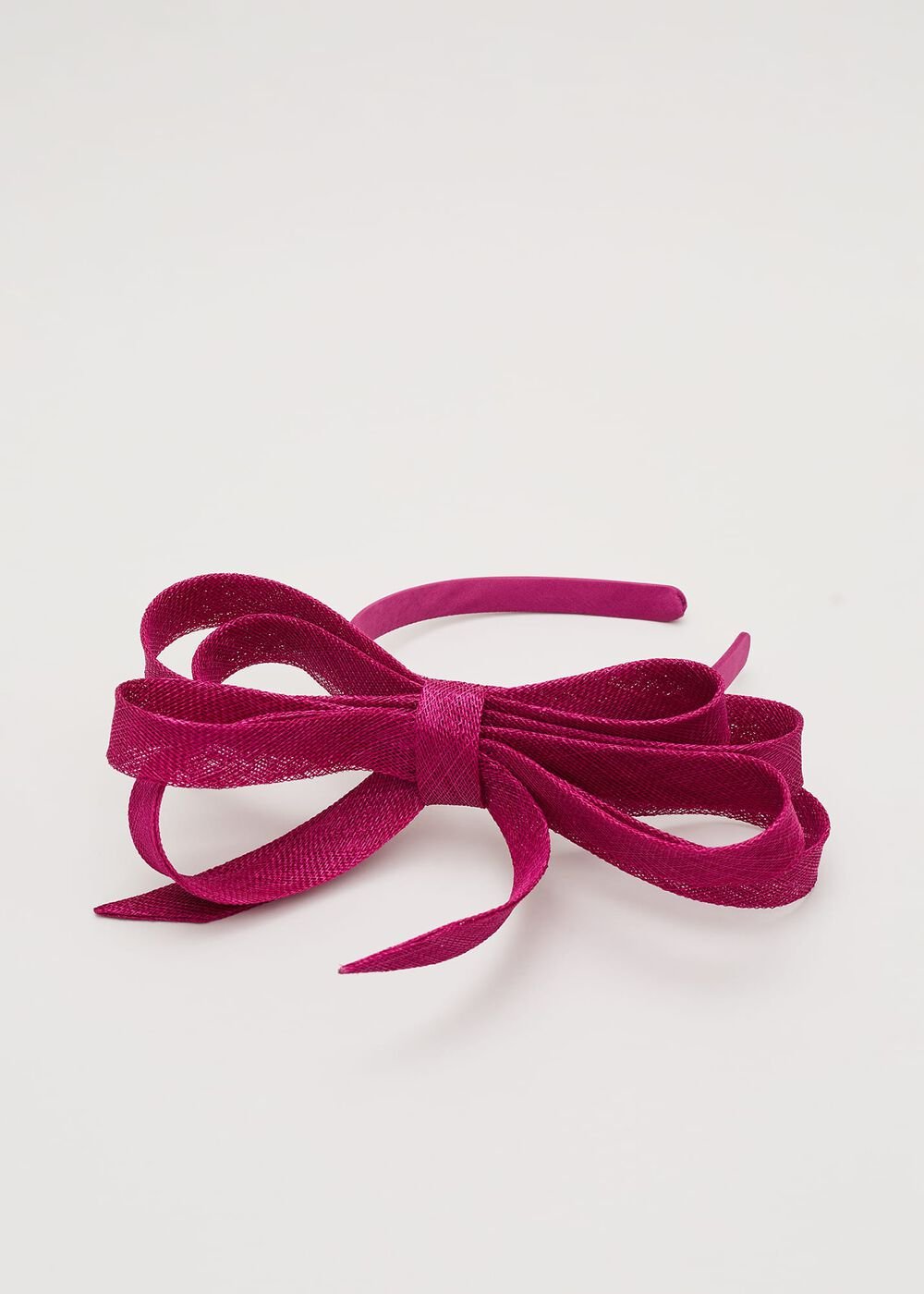 Pink Oversized Bow Headband - Pink