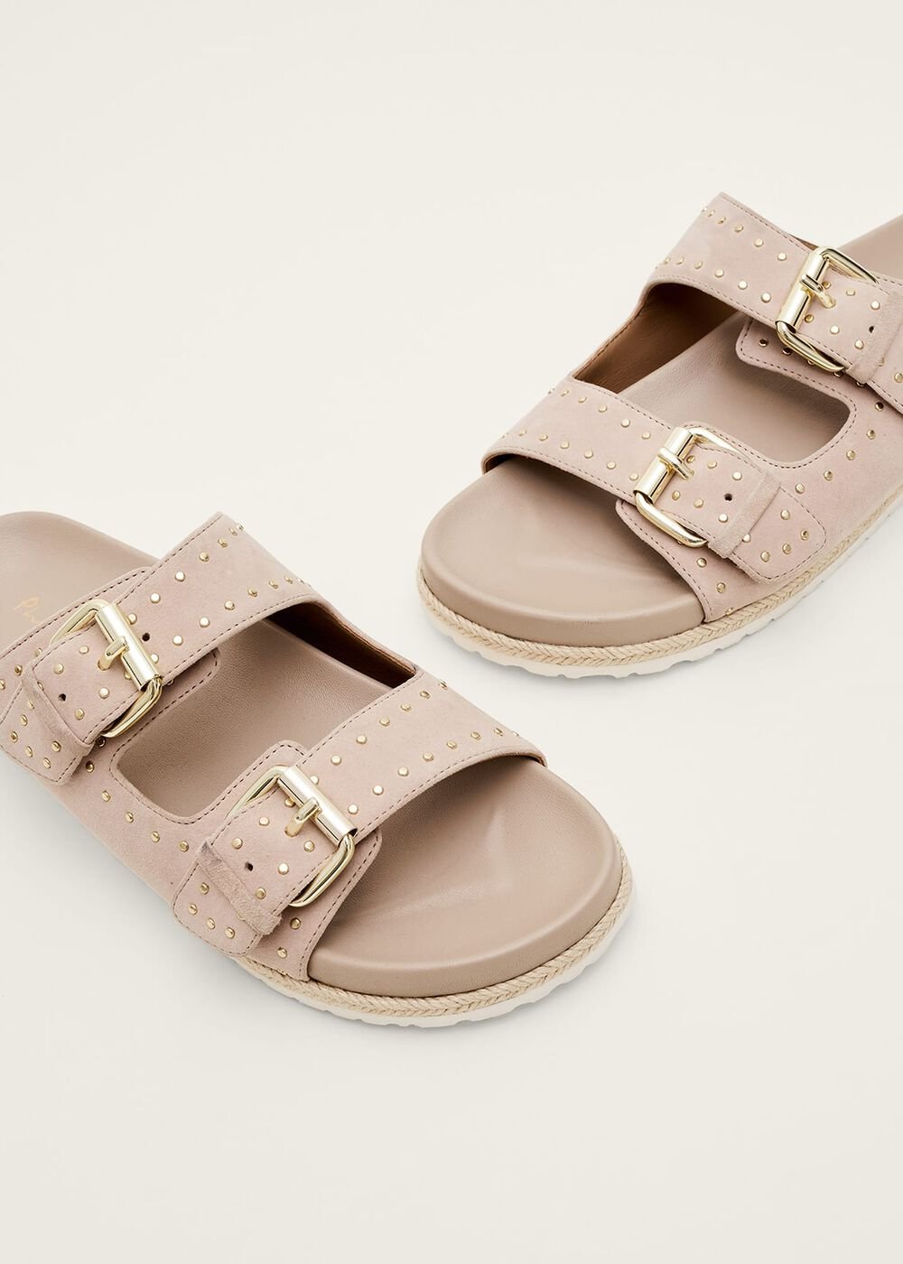 Double Buckle Sandal - Neutral