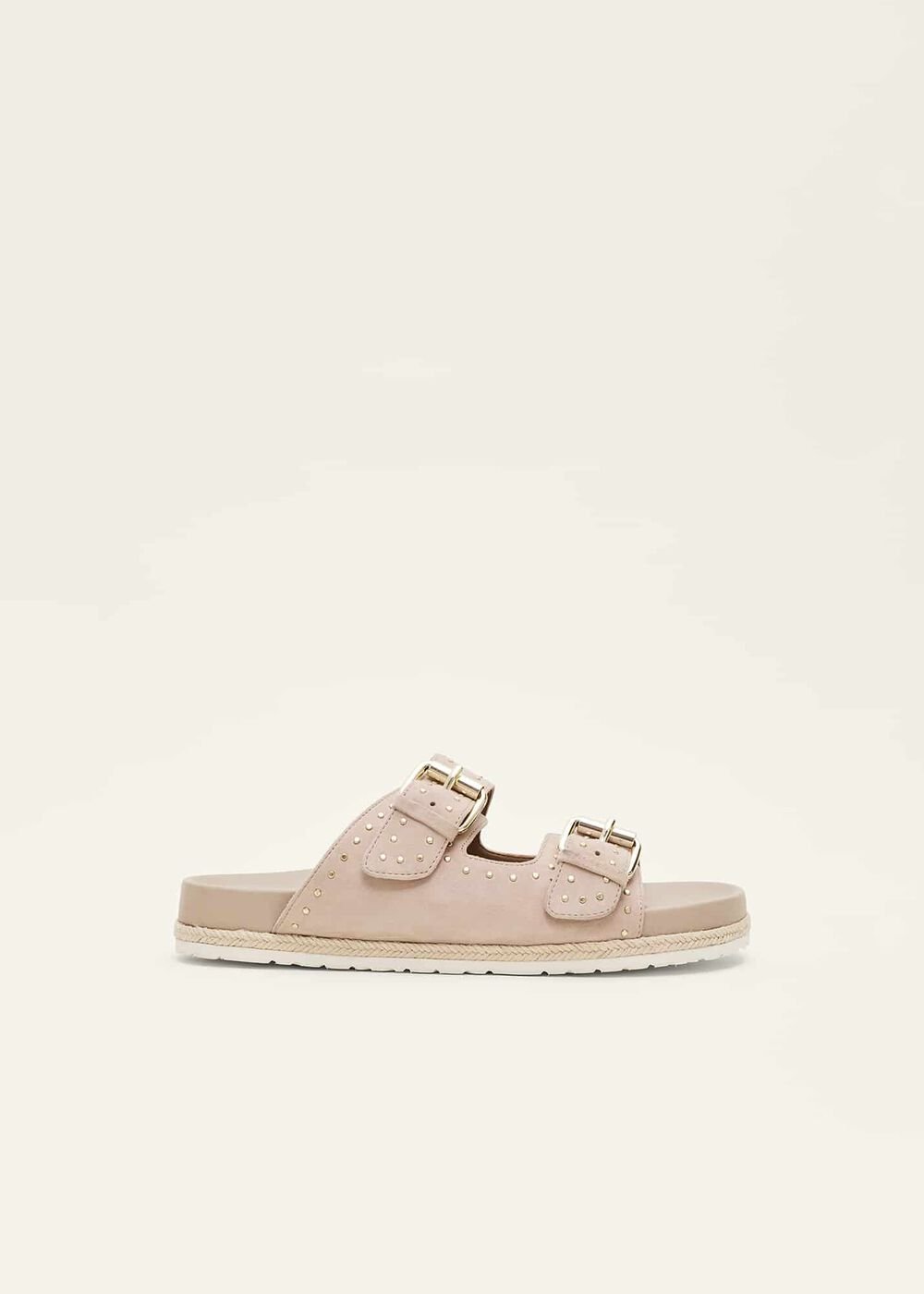 Double Buckle Sandal - Neutral