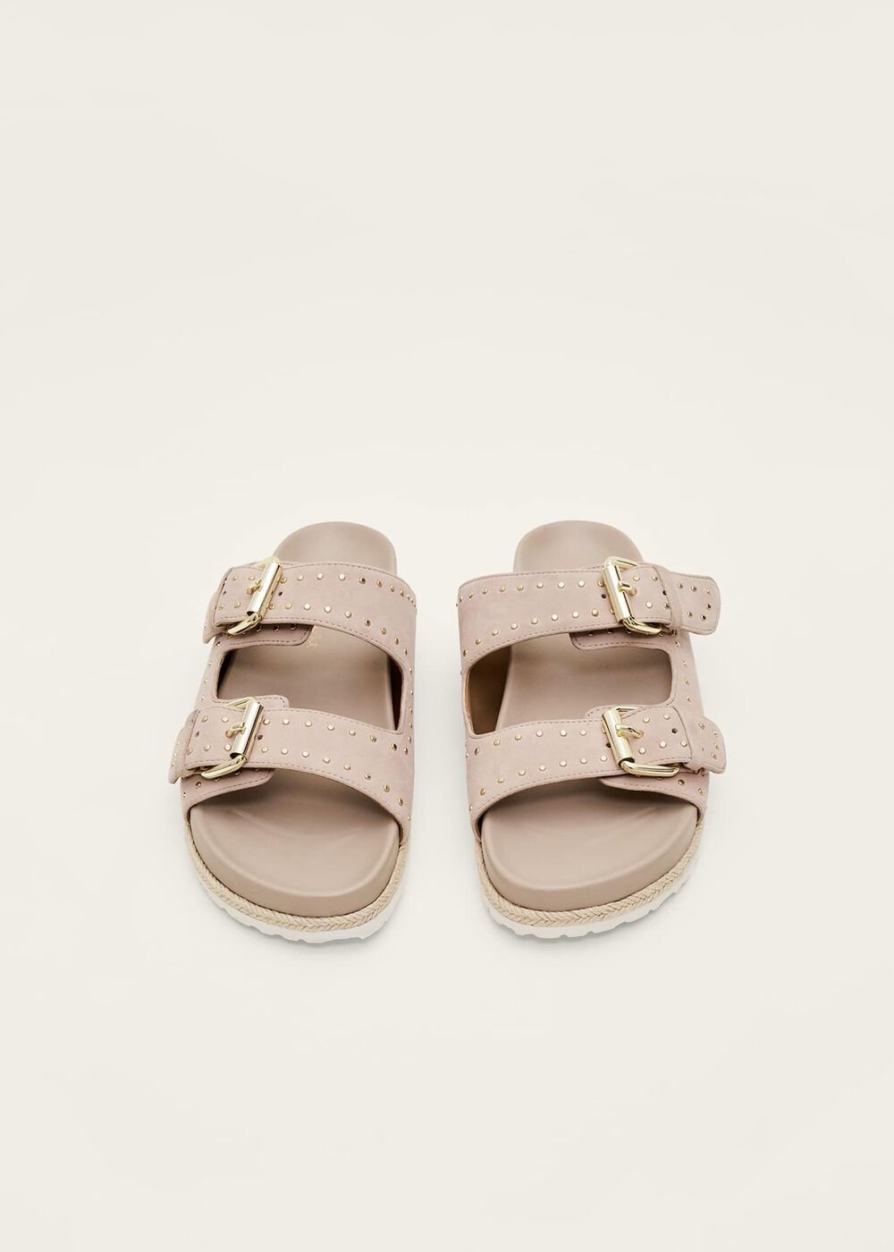 Double Buckle Sandal - Neutral