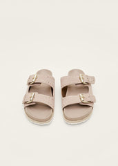 Double Buckle Sandal - Neutral