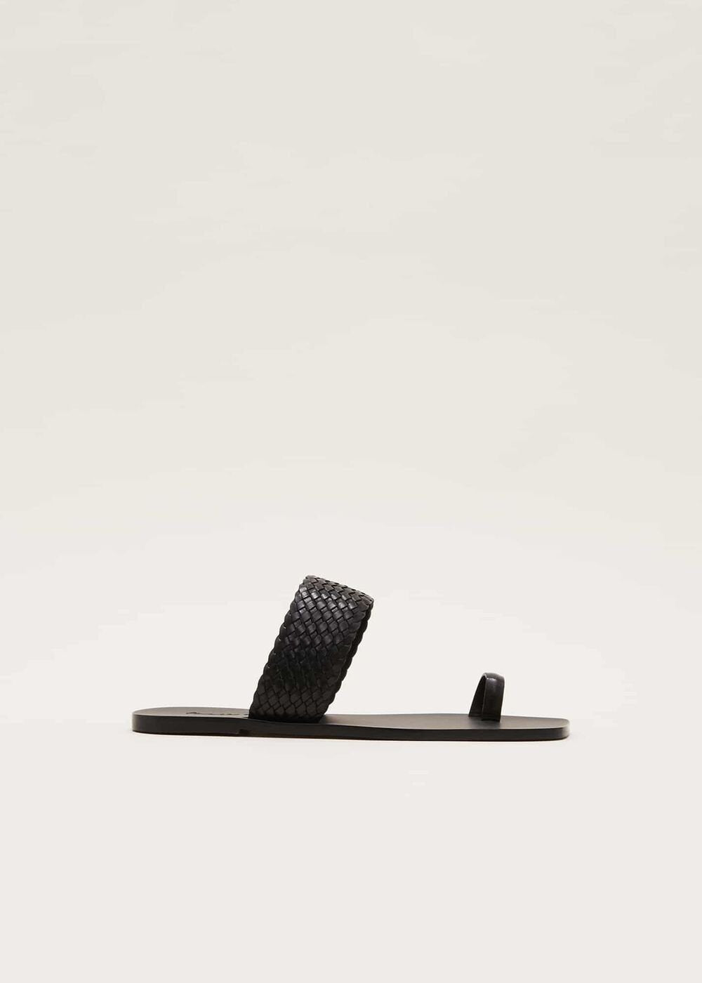 Toe Post Sandal - Black