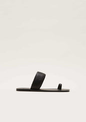 Toe Post Sandal - Black