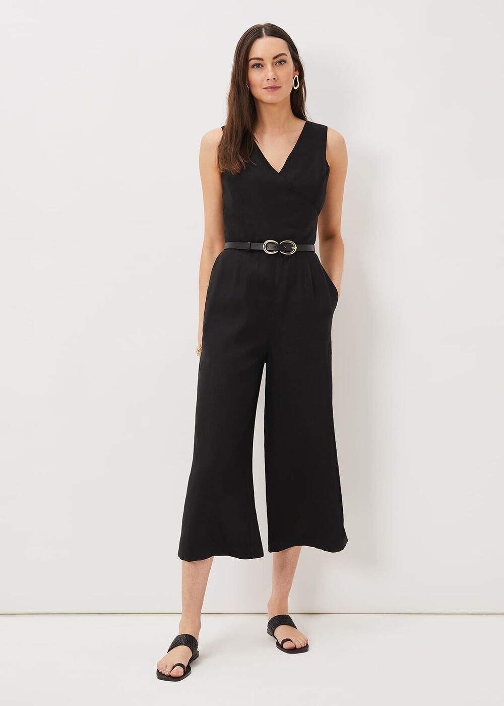 Toe Post Sandal - Black