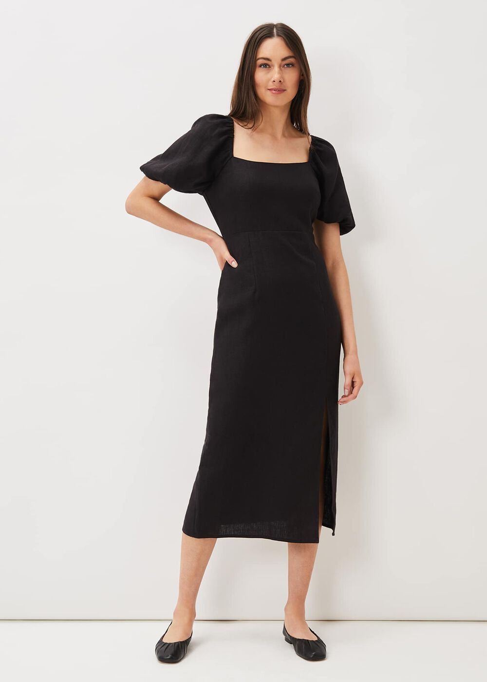 Elasticated Pump - Black