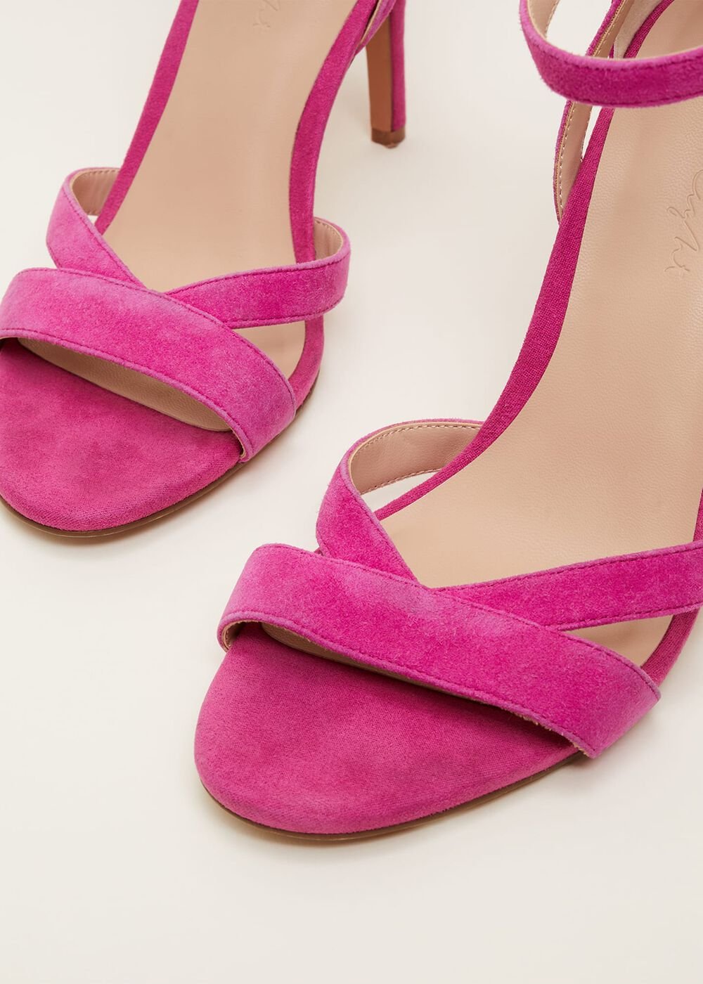 Cut Out Strappy Sandal - Magenta