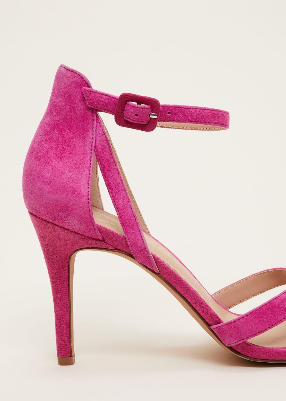 Cut Out Strappy Sandal - Magenta
