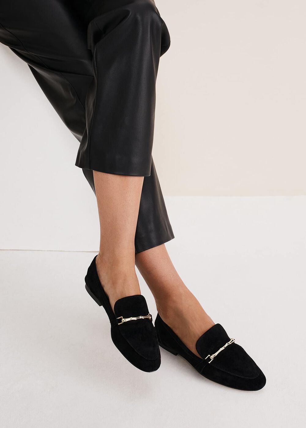 Smart Trim Loafer - Black