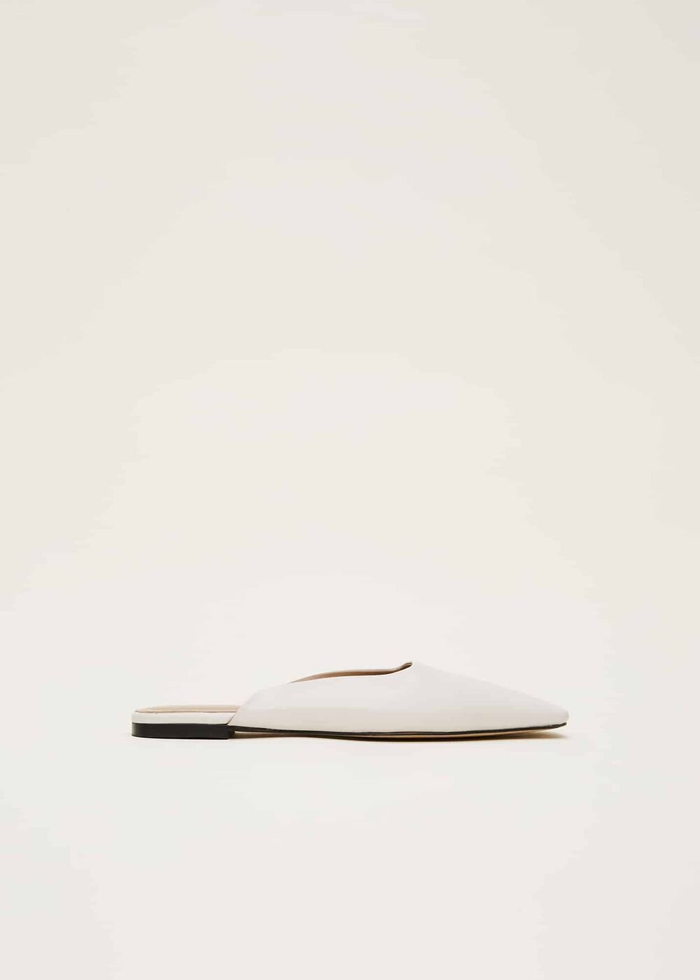 Slip On Mule Shoe - Ivory