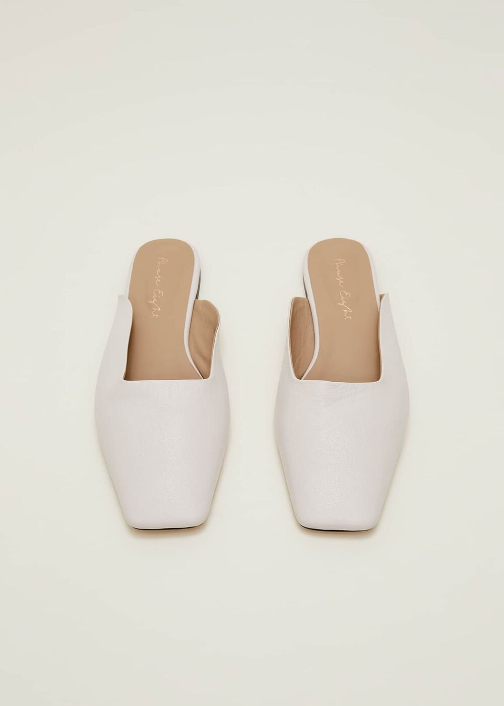 Slip On Mule Shoe - Ivory