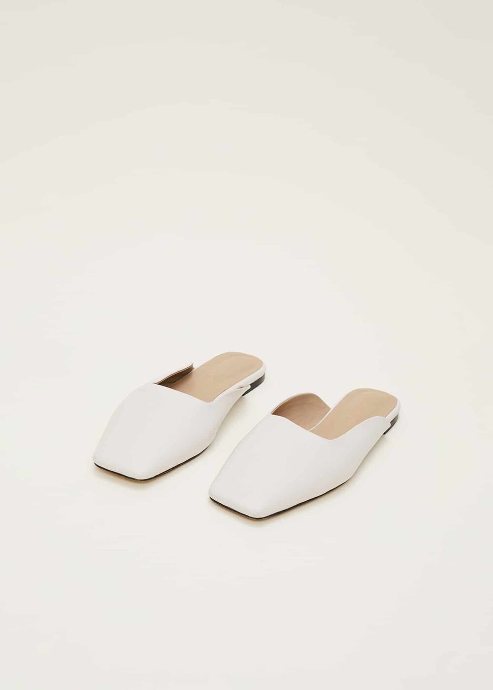 Slip On Mule Shoe - Ivory