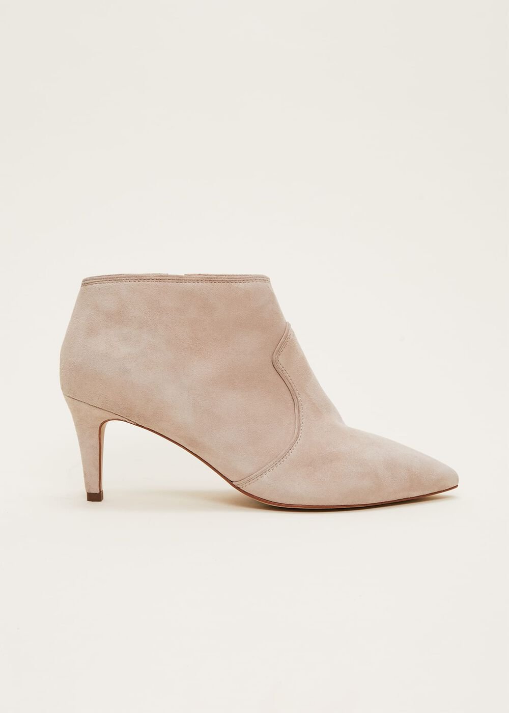 Panelled Shoe Boots - Neutral