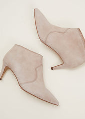 Panelled Shoe Boots - Neutral