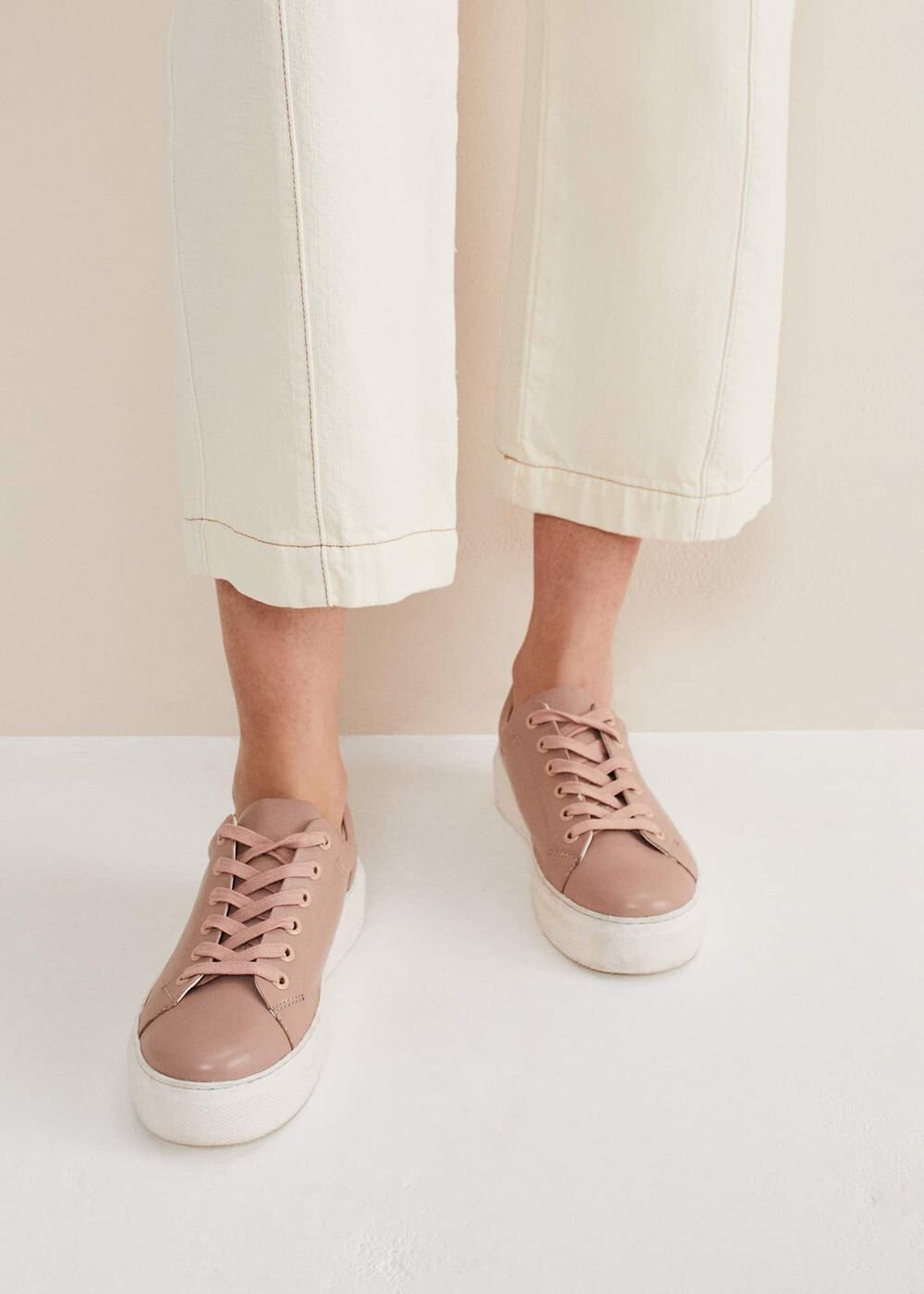 Platform Trainers - Light Pink