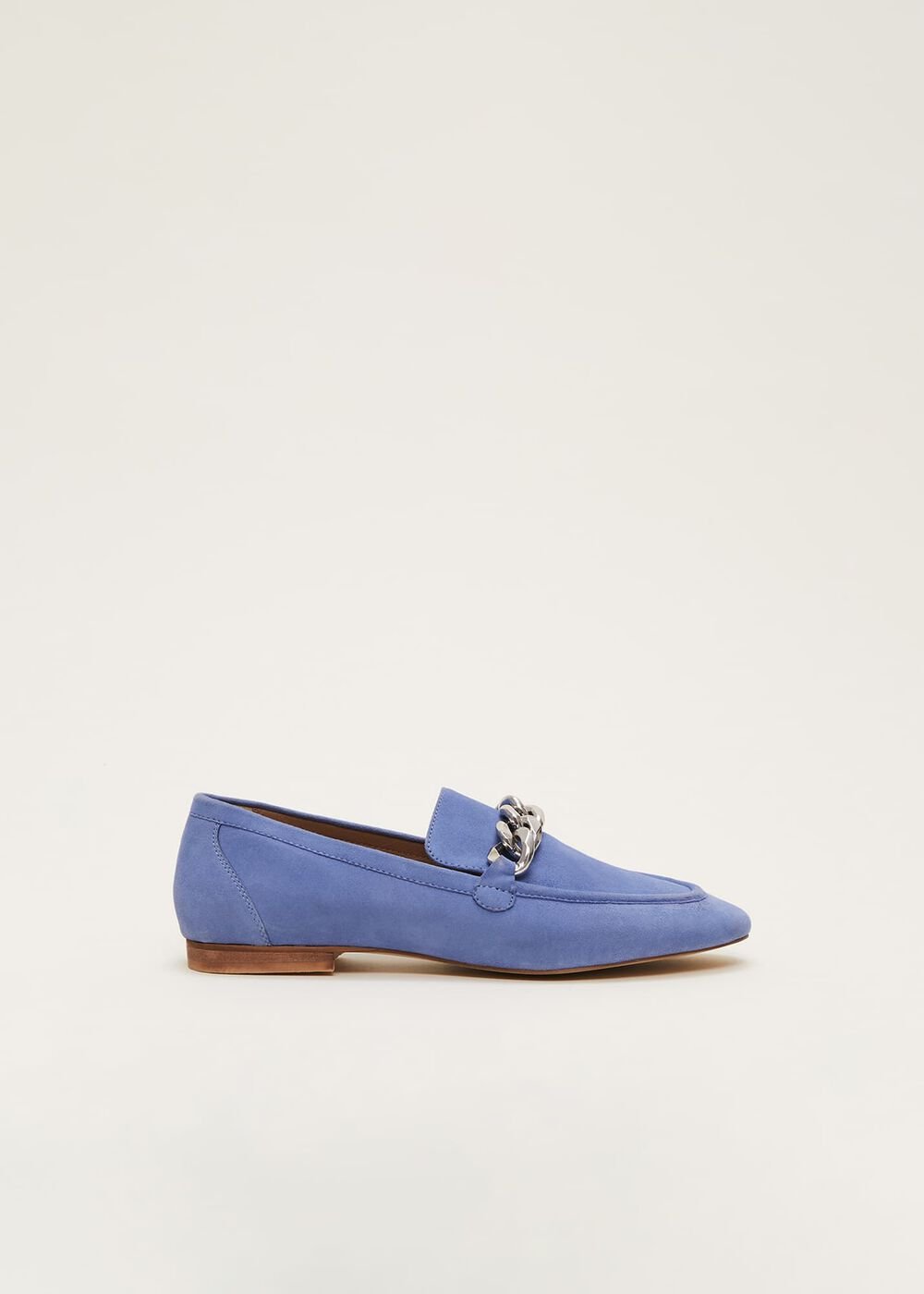 Chain Detail Loafer Shoe - Blue