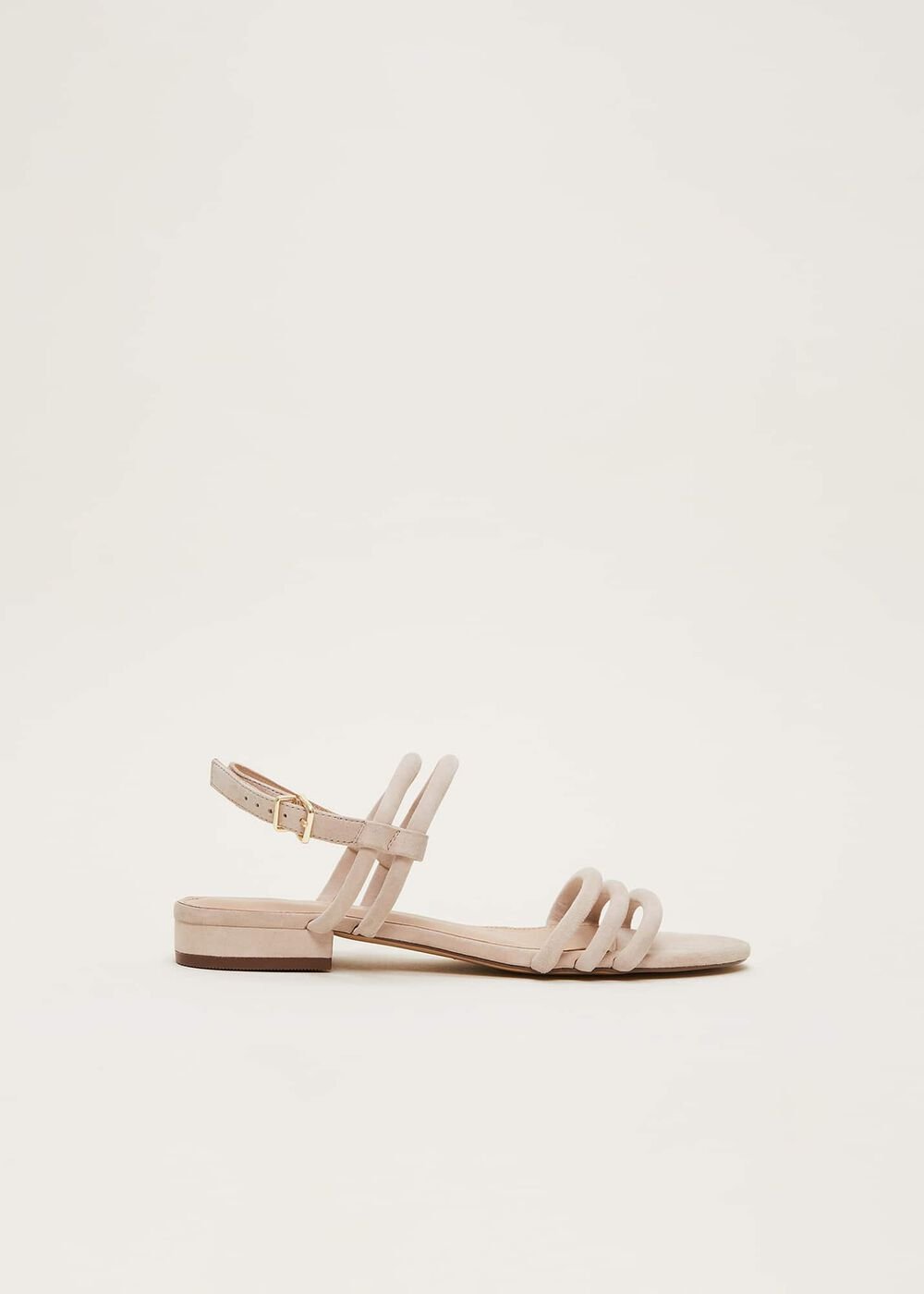 Suede Sandals - Neutral