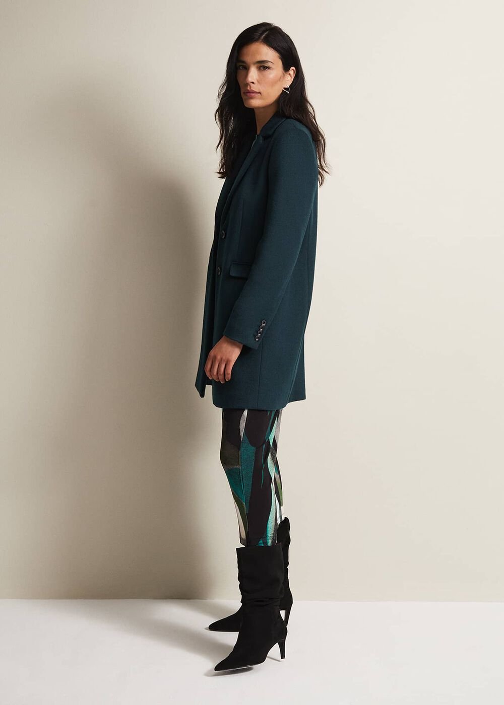 Black Suede Boots - Black