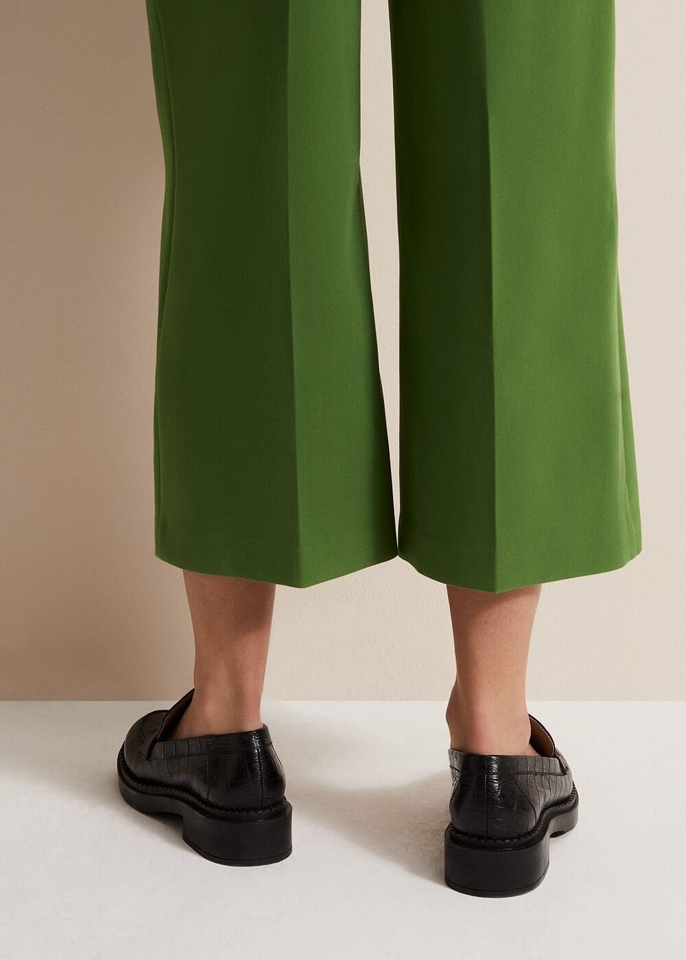 Black Chunky Loafers - Black