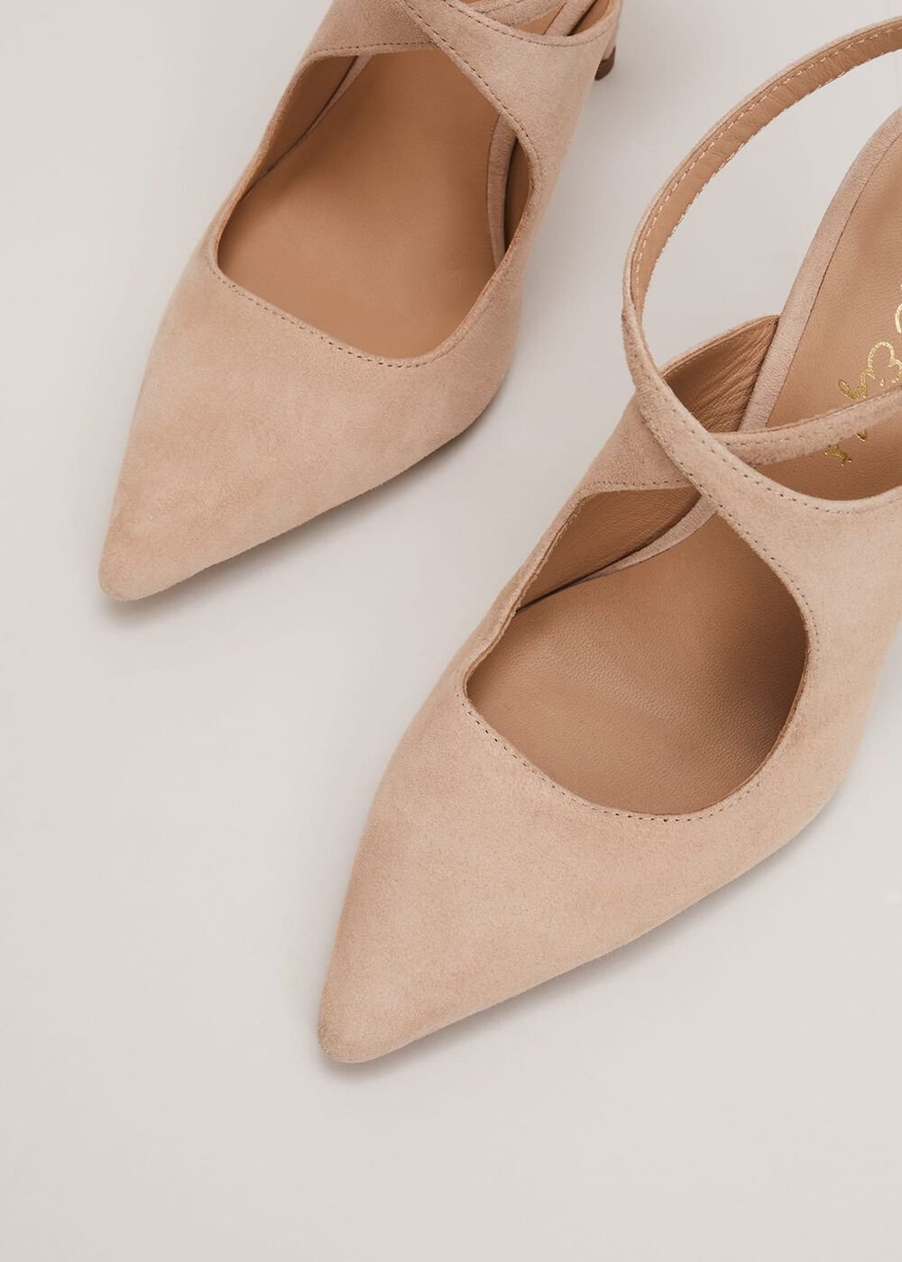Cross Over Ankle Shoes - Neutral