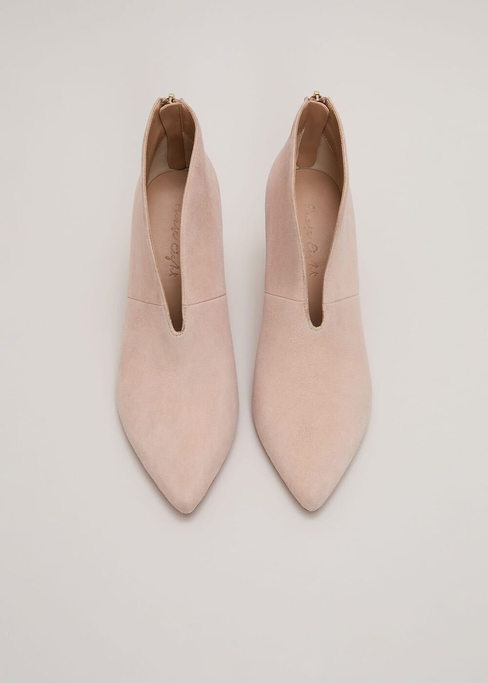 Cut Out Shoe Boots - Neutral