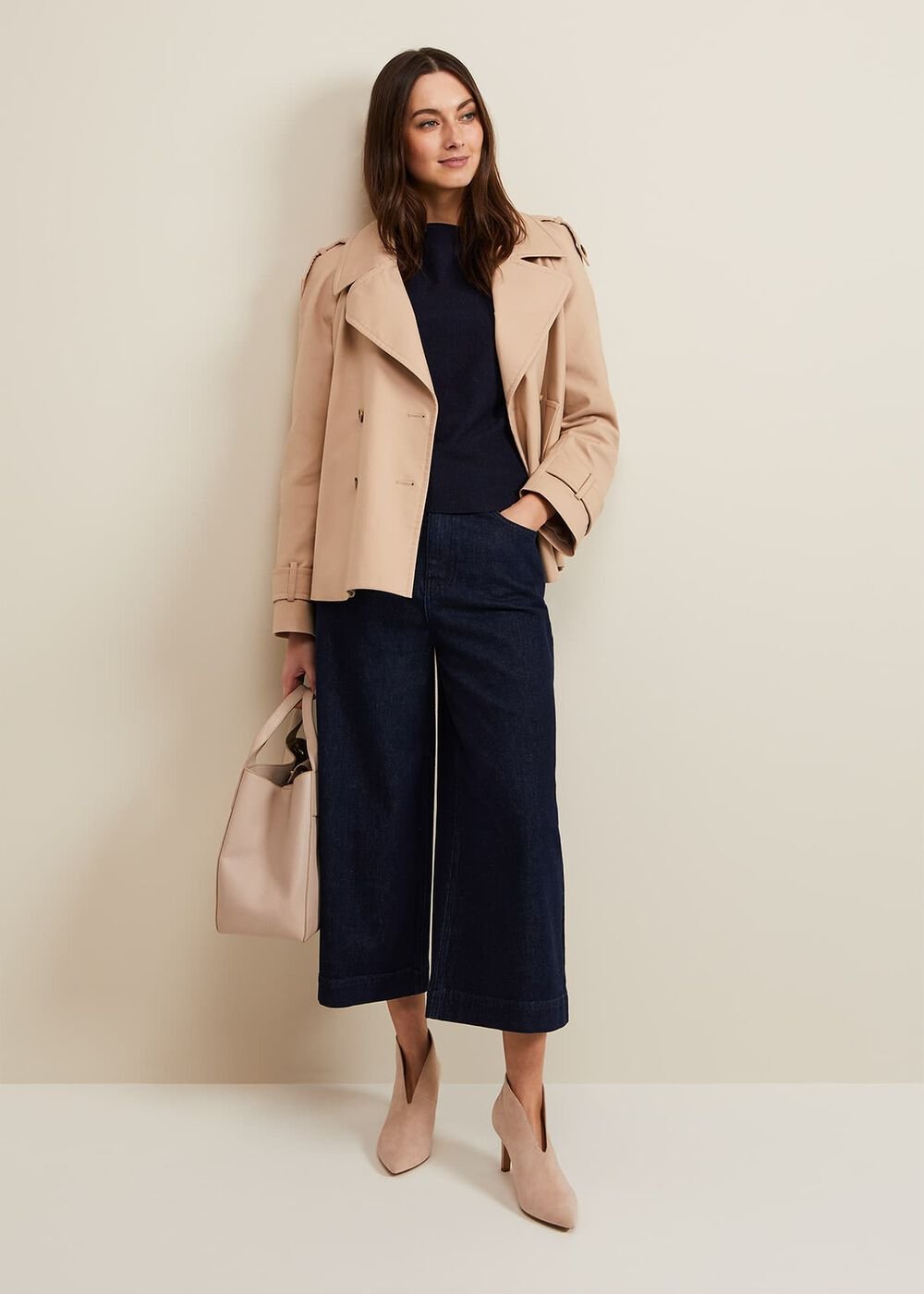 Cut Out Shoe Boots - Neutral