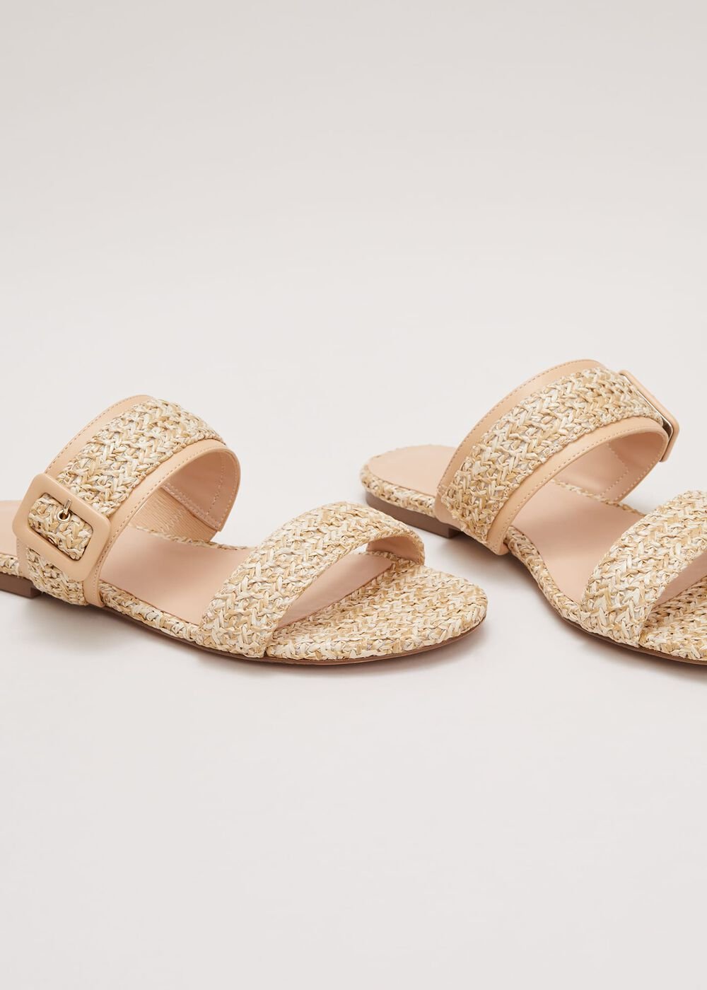Raffia Slider - Natural