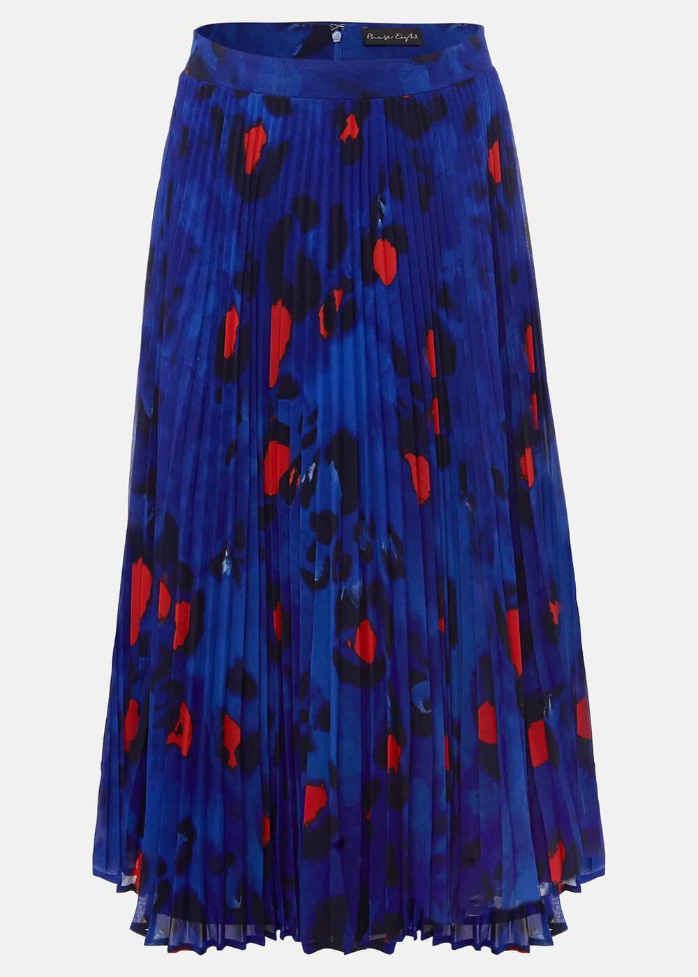 Clarisse Print Skirt - Cobalt/Multi