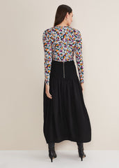 Laina Maxi Skirt - Black