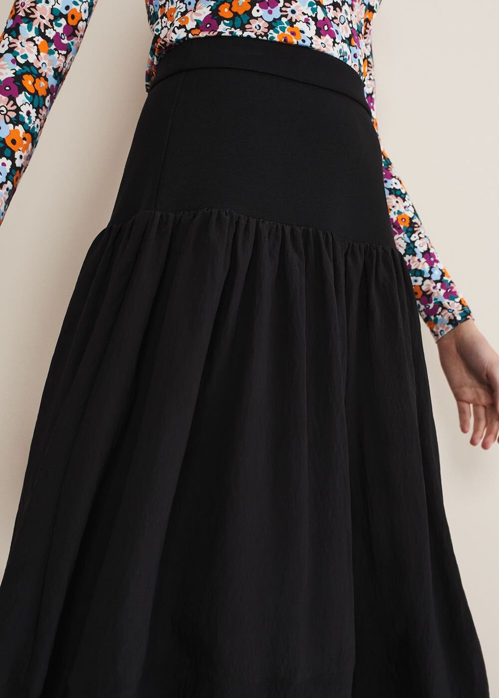 Laina Maxi Skirt - Black