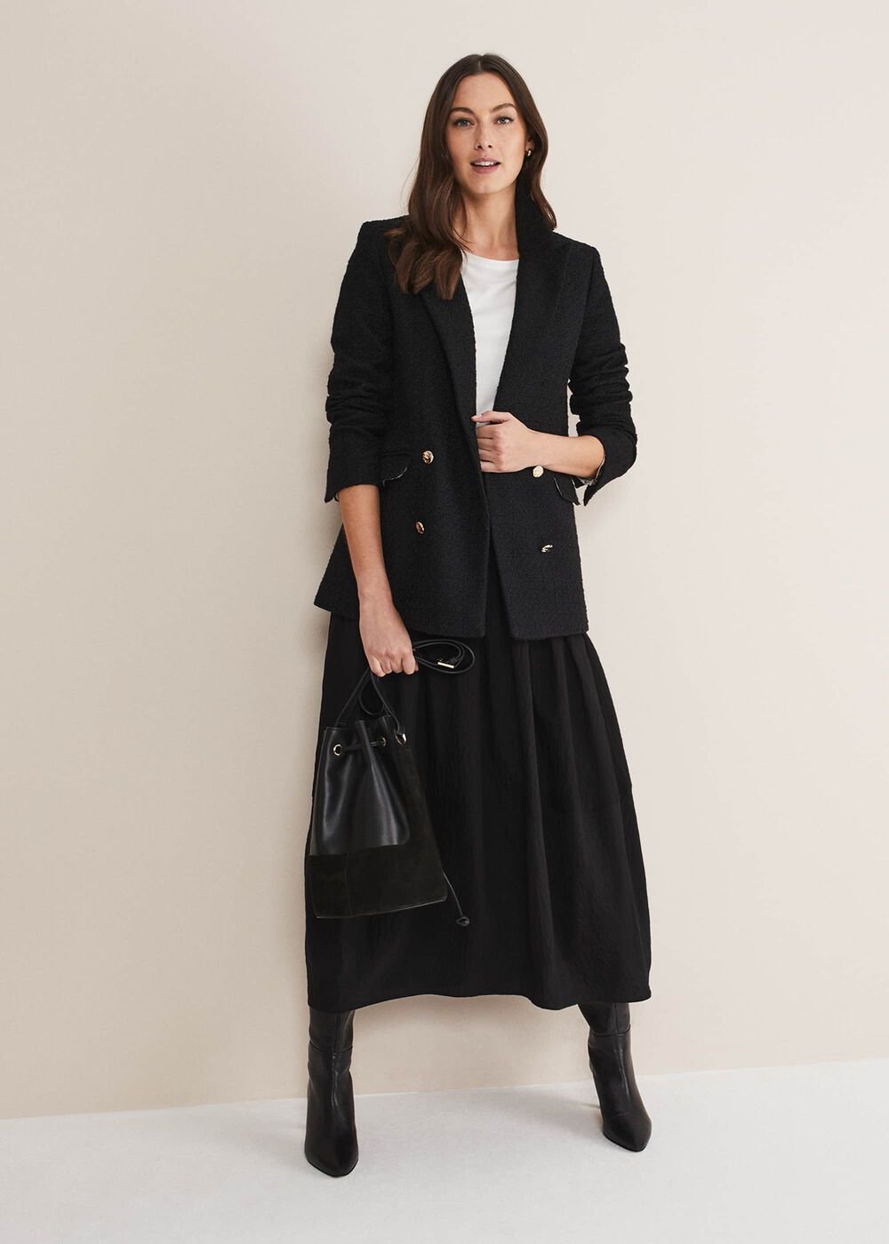Laina Maxi Skirt - Black