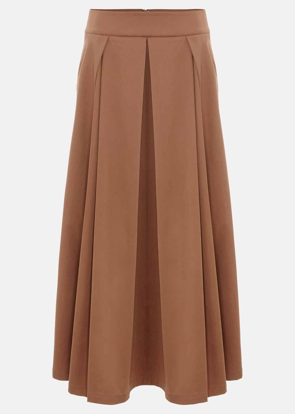 Trinity Pleated Skirt - Brown