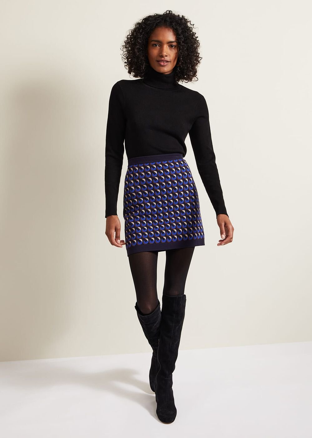 Nicole Geo Twin Set Skirt - Multi-Coloured