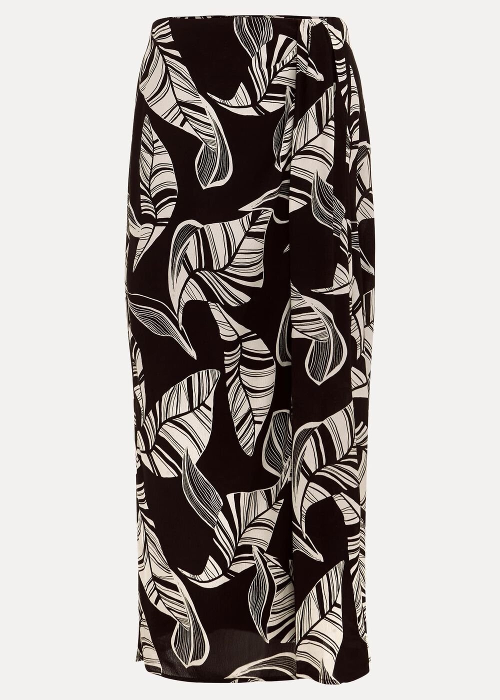 Ayana Printed Skirt - Black/Ivory