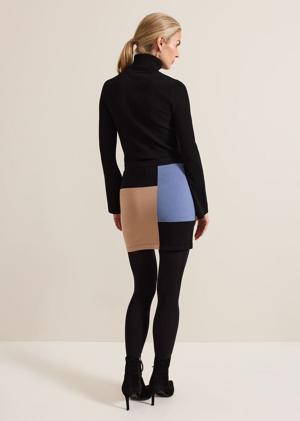 Kamila Colourblock Skirt - Multi-Coloured