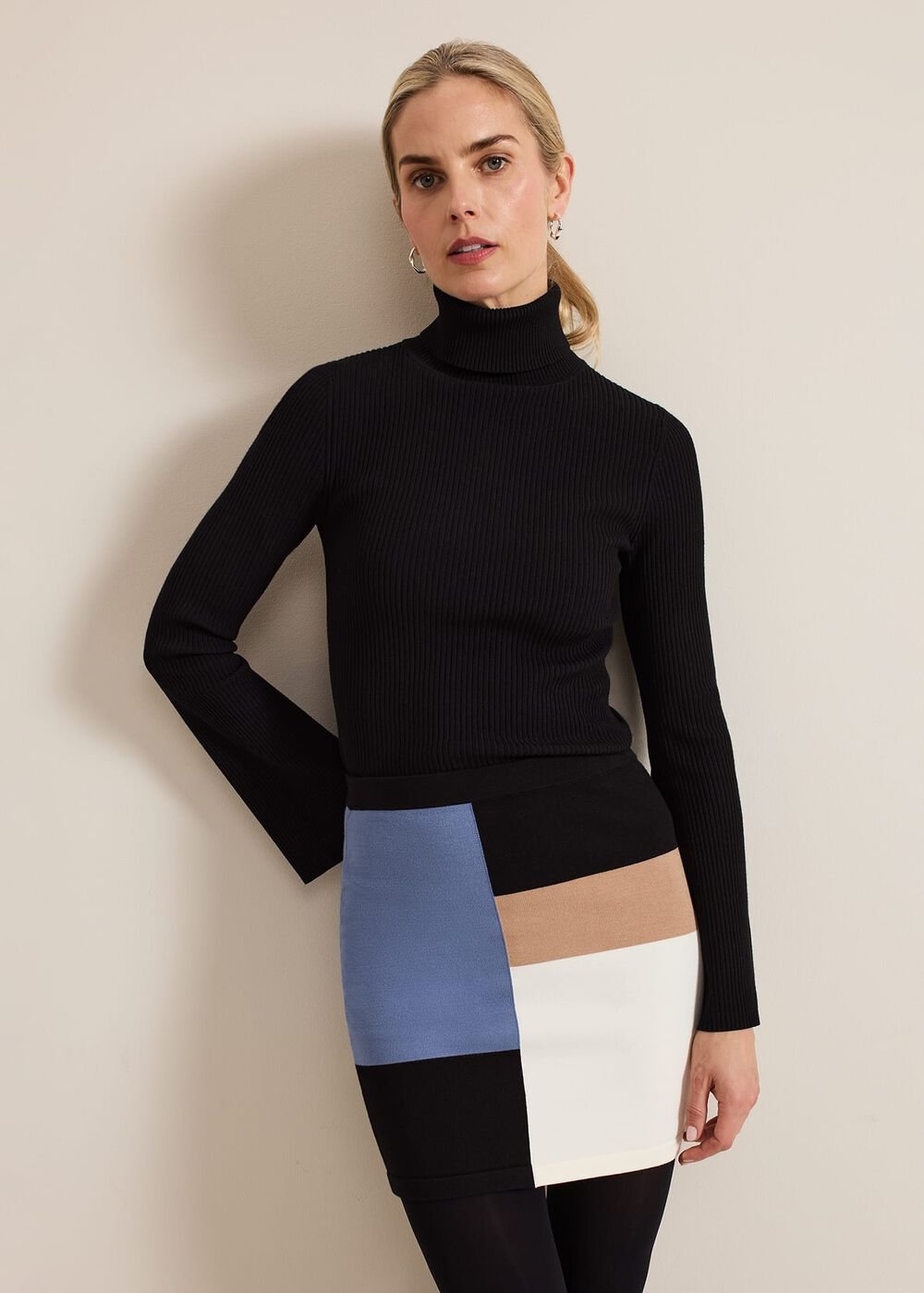 Kamila Colourblock Skirt - Multi-Coloured