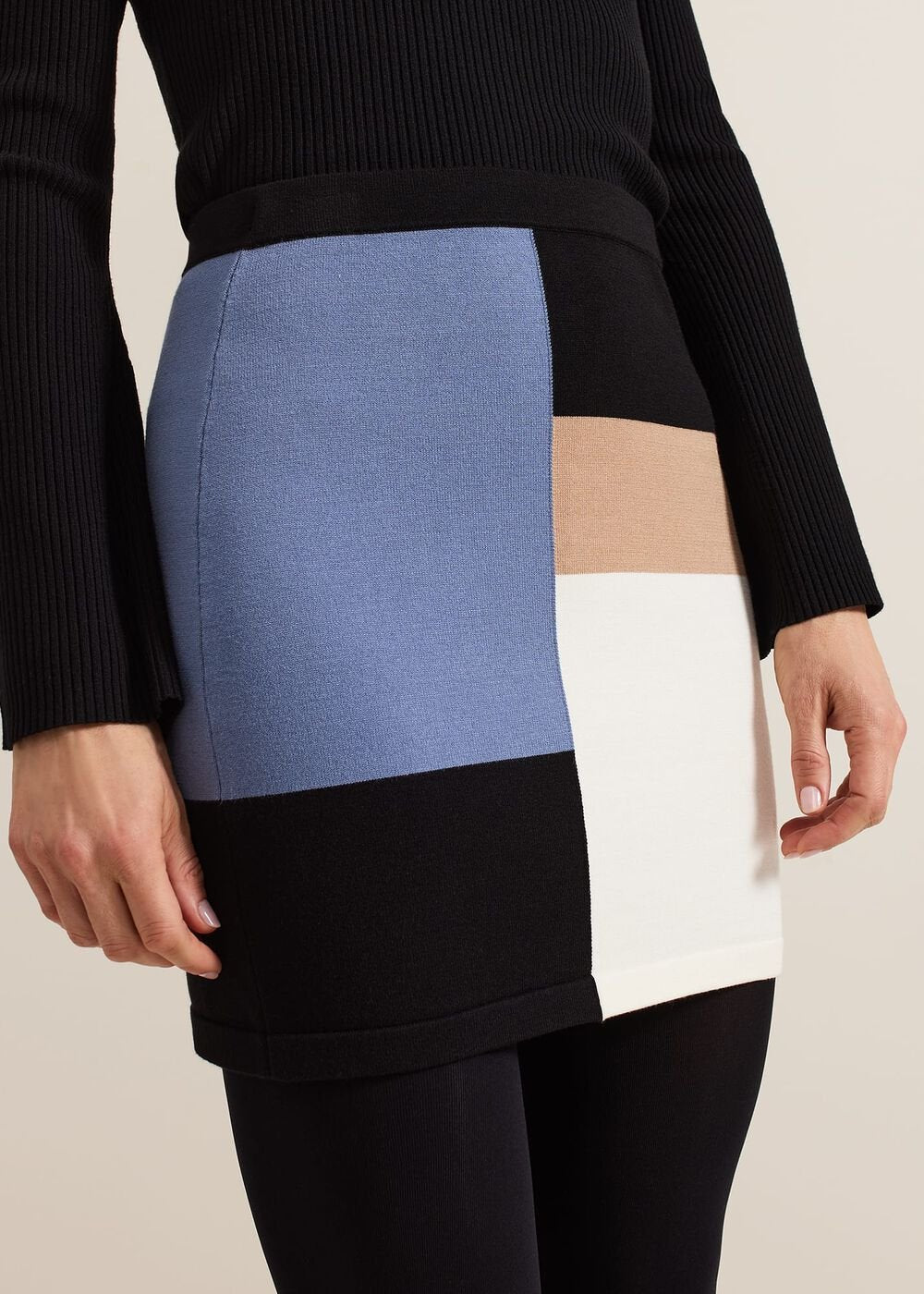 Kamila Colourblock Skirt - Multi-Coloured