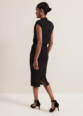 Kendall Studded Skirt - Black