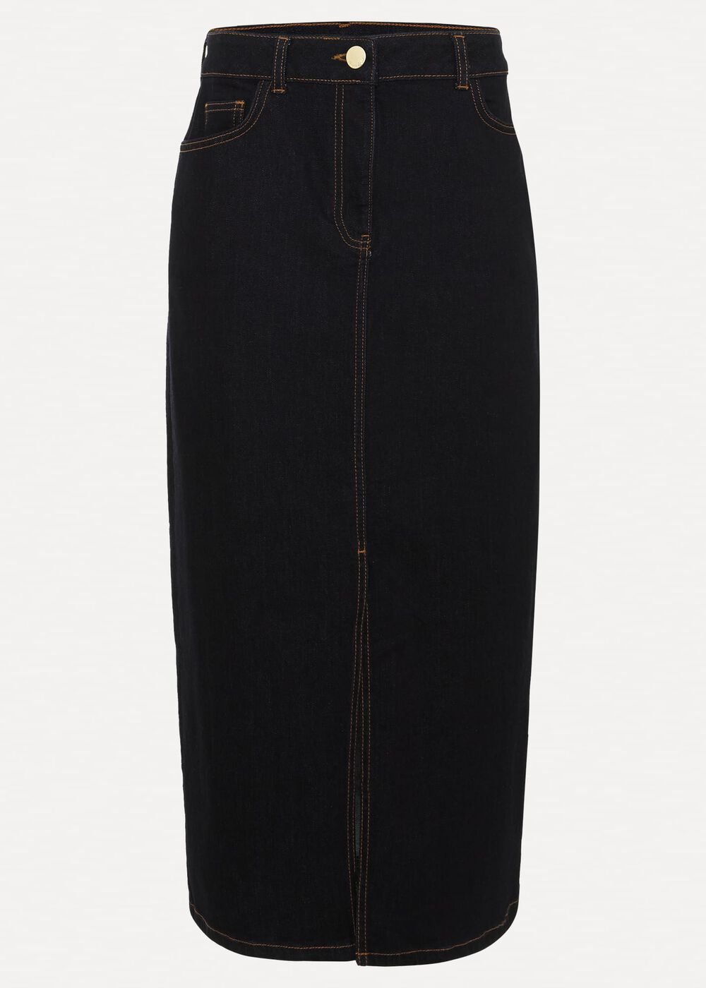 Amani Dark Wash Denim Skirt - Dark Wash