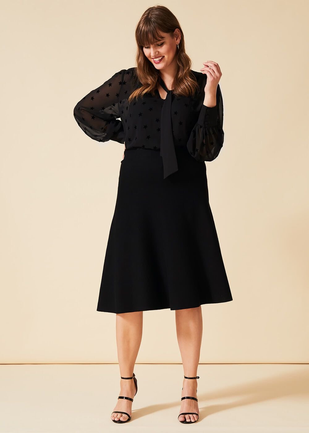 Francis Knitted Skirt - Black