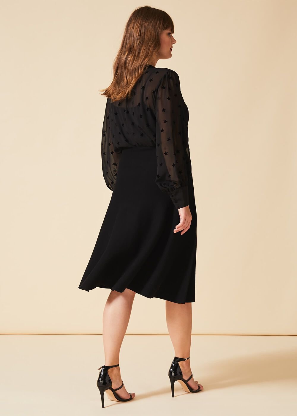 Francis Knitted Skirt - Black