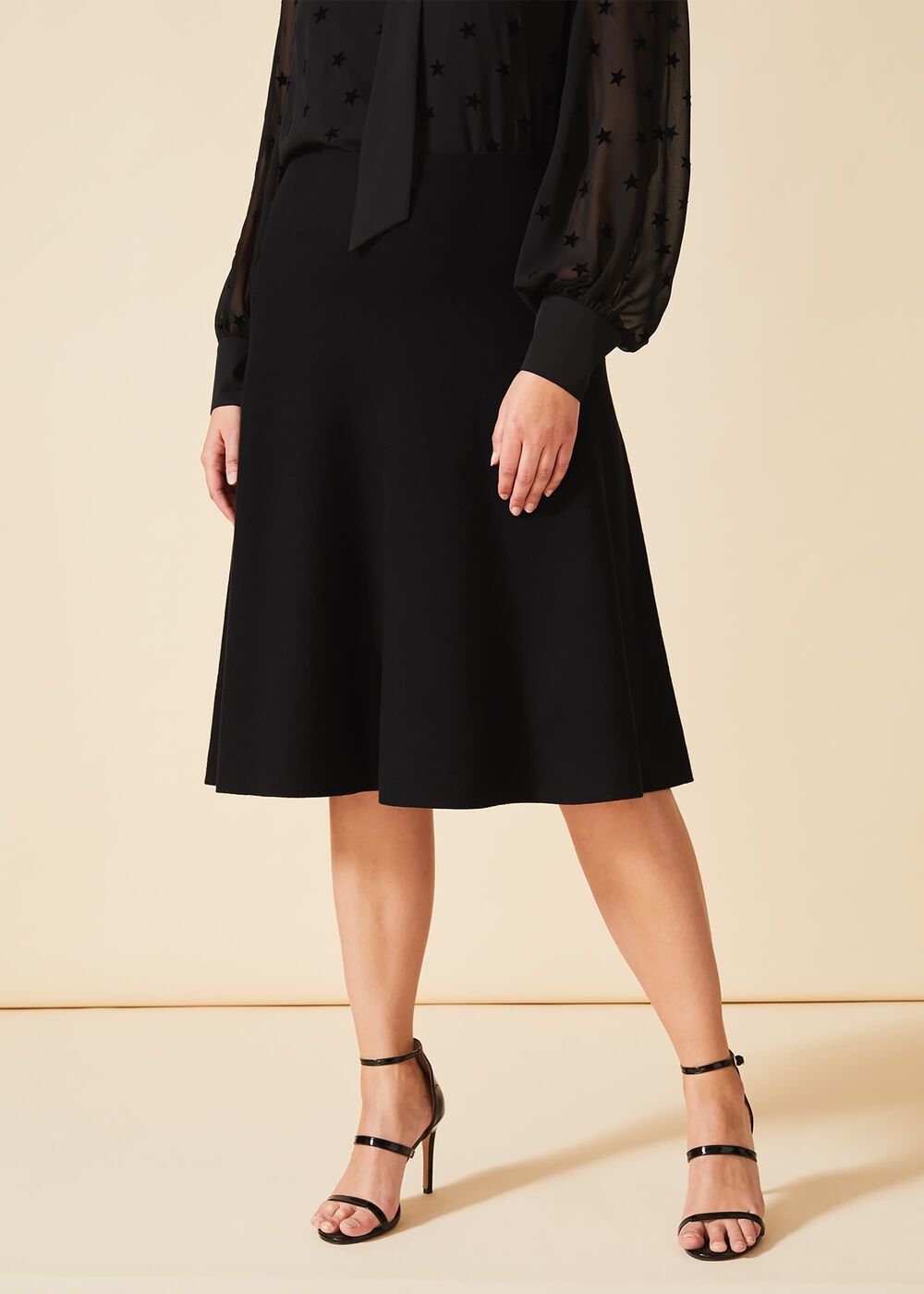 Francis Knitted Skirt - Black