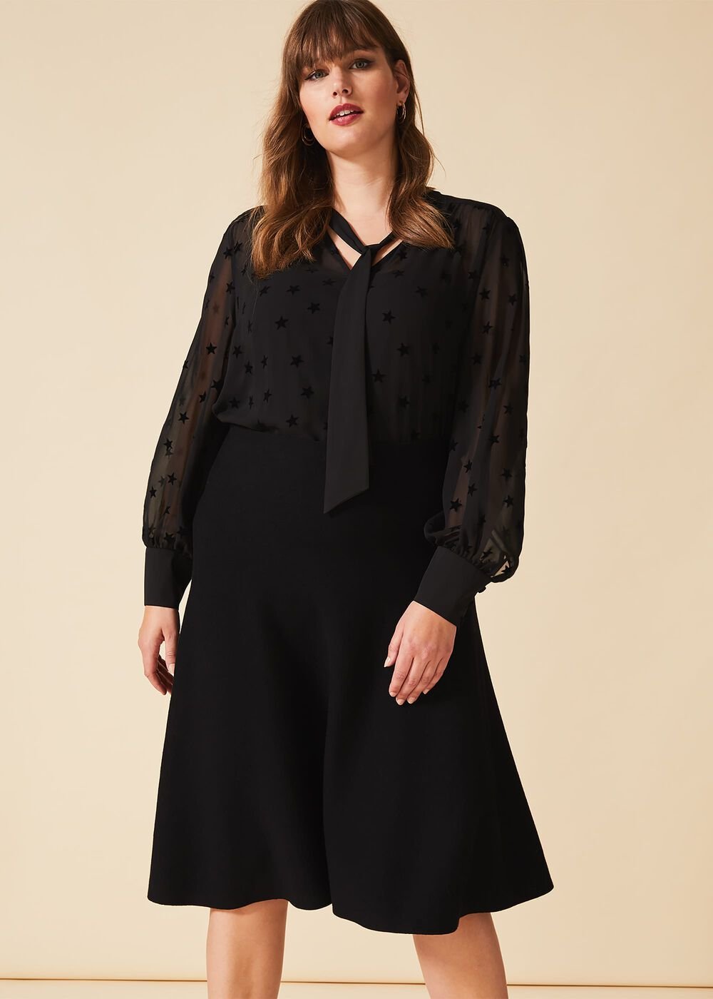 Francis Knitted Skirt - Black