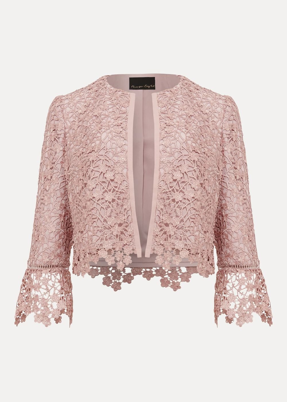 Mariposa Lace Occasion Jacket - Antique Rose