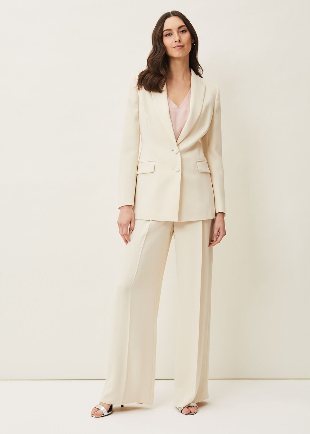 Cadie Suit Jacket - Pearl