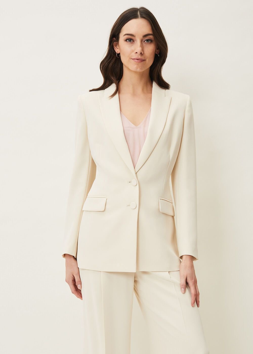 Cadie Suit Jacket - Pearl