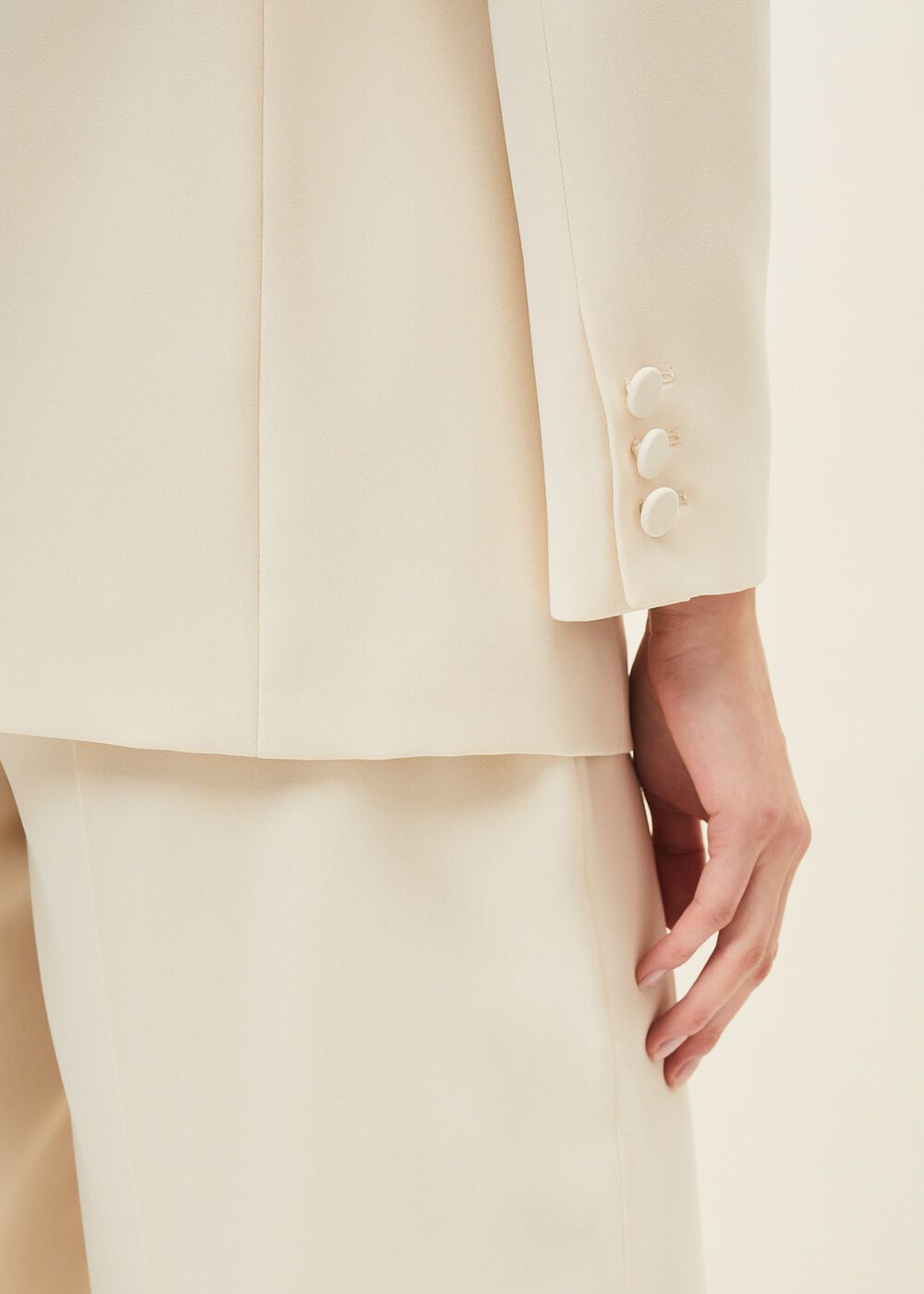 Cadie Suit Jacket - Pearl