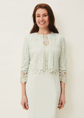 Georgia Lace Jacket - Spearmint