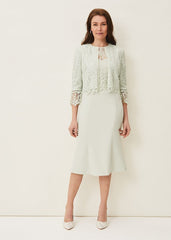 Georgia Lace Jacket - Spearmint