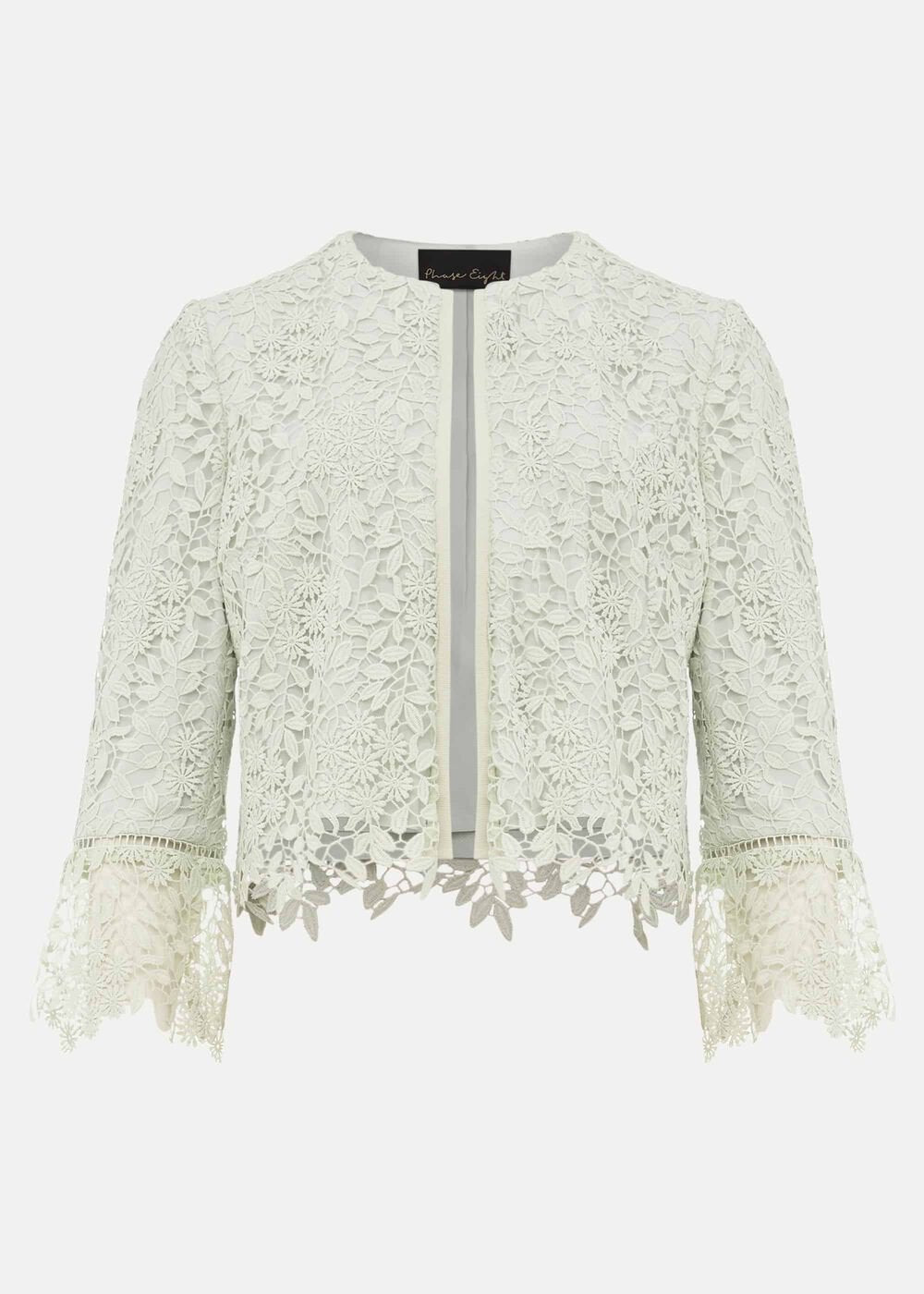 Georgia Lace Jacket - Spearmint