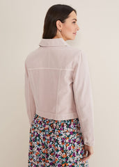 Caitlin Denim Jacket - Frosted Heather